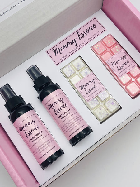 Room Spray and Wax Melt Gift Set Laundry Scents